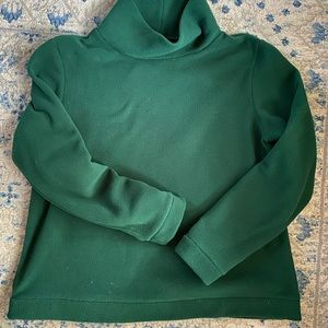 Dudley Stephens Emerald Green Park Slope Turtleneck Vello Fleece XL